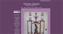 Desktop Screenshot of johnferrara-antiqueglass.co.uk